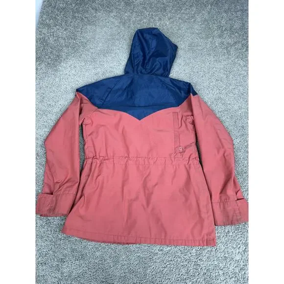 Vintage Powderhorn Mountaineering Coat Womens 10 Red Blue Hooded Ski Parka USA - Picture 10 of 16